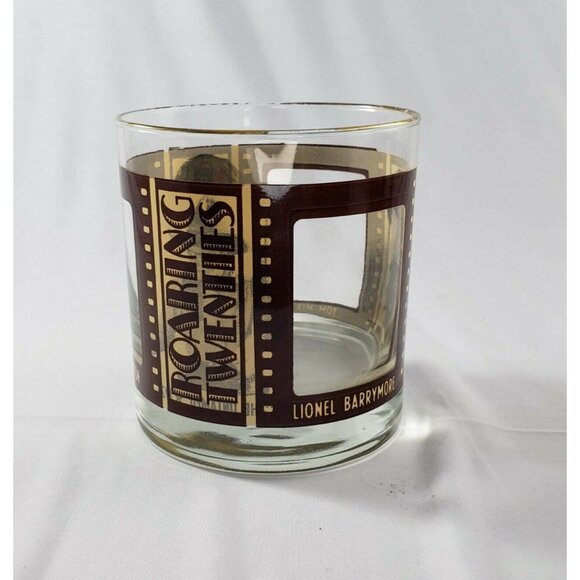 Roaring Twenties Houze Art Film Star Whiskey Glasses Cocktail Barware Vintage - Picture 6 of 12